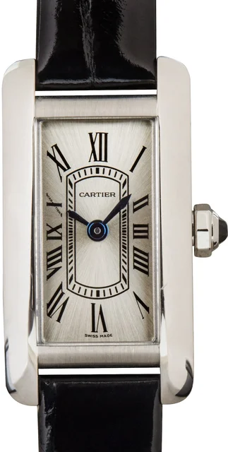 Cartier Tank Americaine Ref WSTA0081 Mini Stainless Steel kol saati