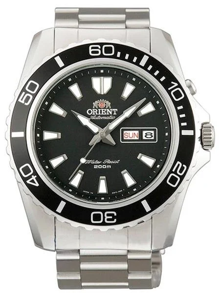 Orient Scratch and Dent - Black Mako II Automatic Dive Watch on a Bracelet #CEM75001B-SND2