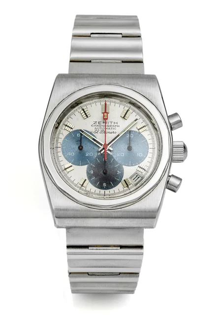 Zenith ZENITH, REF. A783, EL PRIMERO A fine, stainless steel, self winding chronograph wri