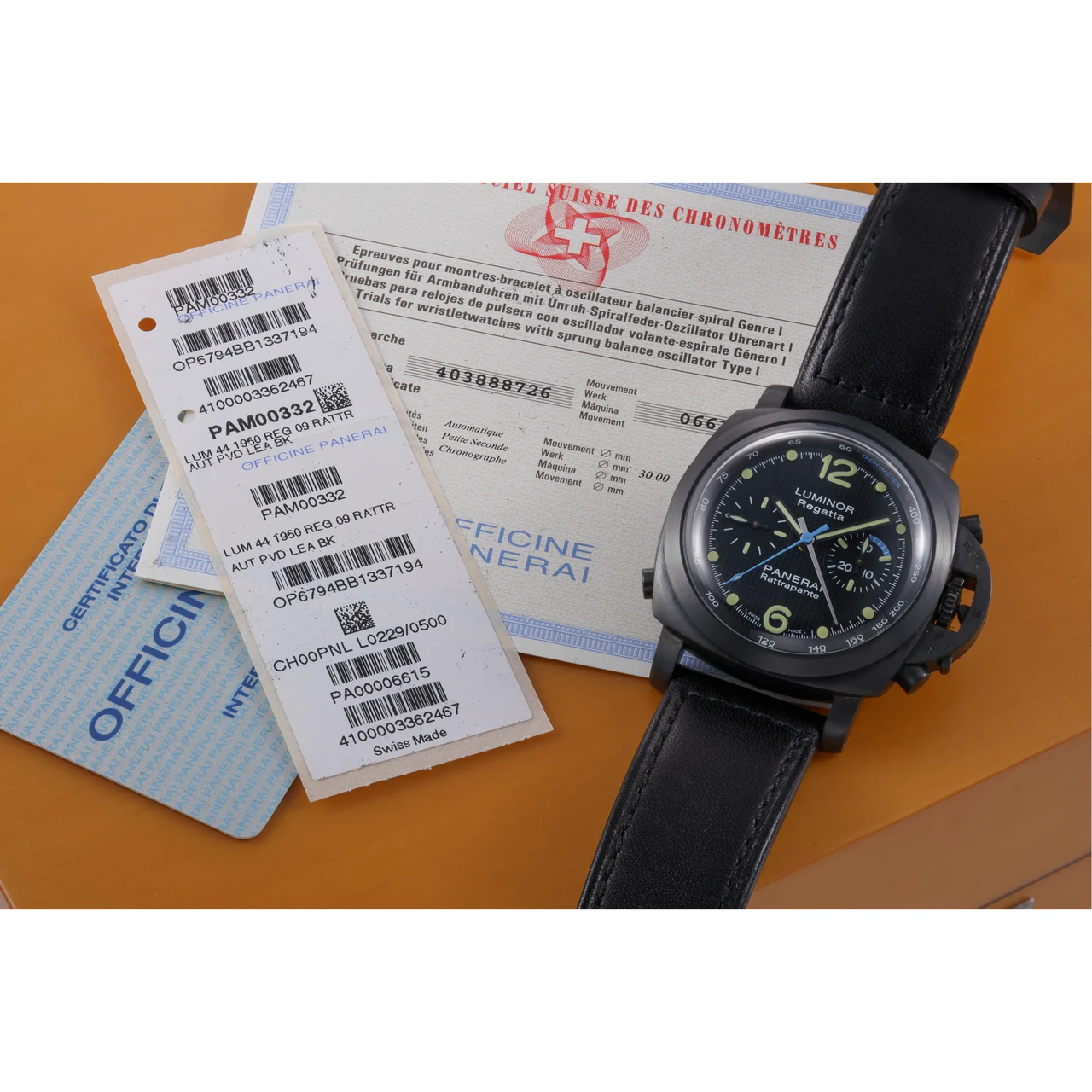 Panerai Luminor 1950 Regatta Rattrapante PAM00332 44 mm kol saati
