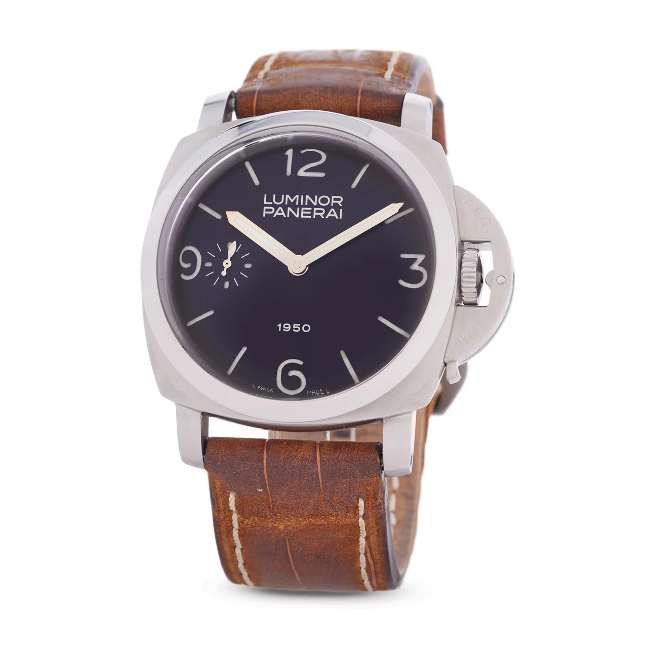 Panerai PANERAI, REF. PAM 127, LUMINOR 1950 FIDDY, LIMITED 1669/1950, STAINLESS STEEL kol saati