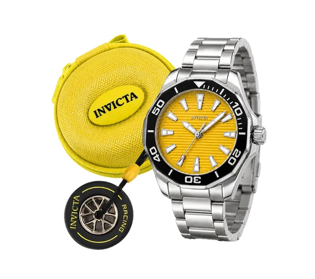 Invicta Set Pro Diver Meridian Special Edition Watch - 46mm, Silver (001-GA-M-101) kol saa