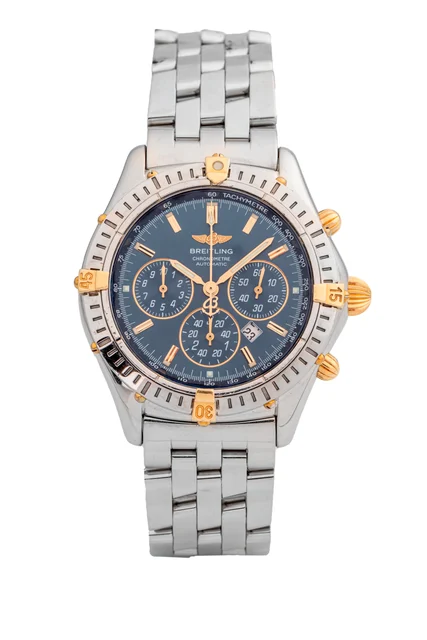 Breitling BREITLING, REF. B35312, SHADOW FLYBACK CHRONOGRAPH, STEEL AND YELLOW GOLD* kol s