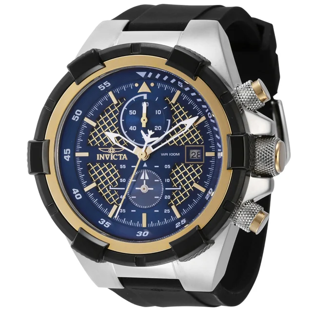 Invicta Aviator JetFrame Watch - 50.5mm, Black (44523) kol saati