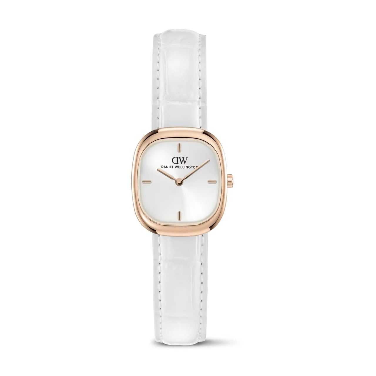 DANIEL WELLINGTON Corta White-Croc Rose Gold DW00100994 28 mm kol saati