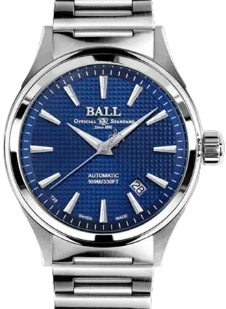 Ball Watch Co. Fireman Victory Clous de Paris Blue Ref. NM2098C-S5J-BE NM2098C-S5J-BE/BALL kol saati