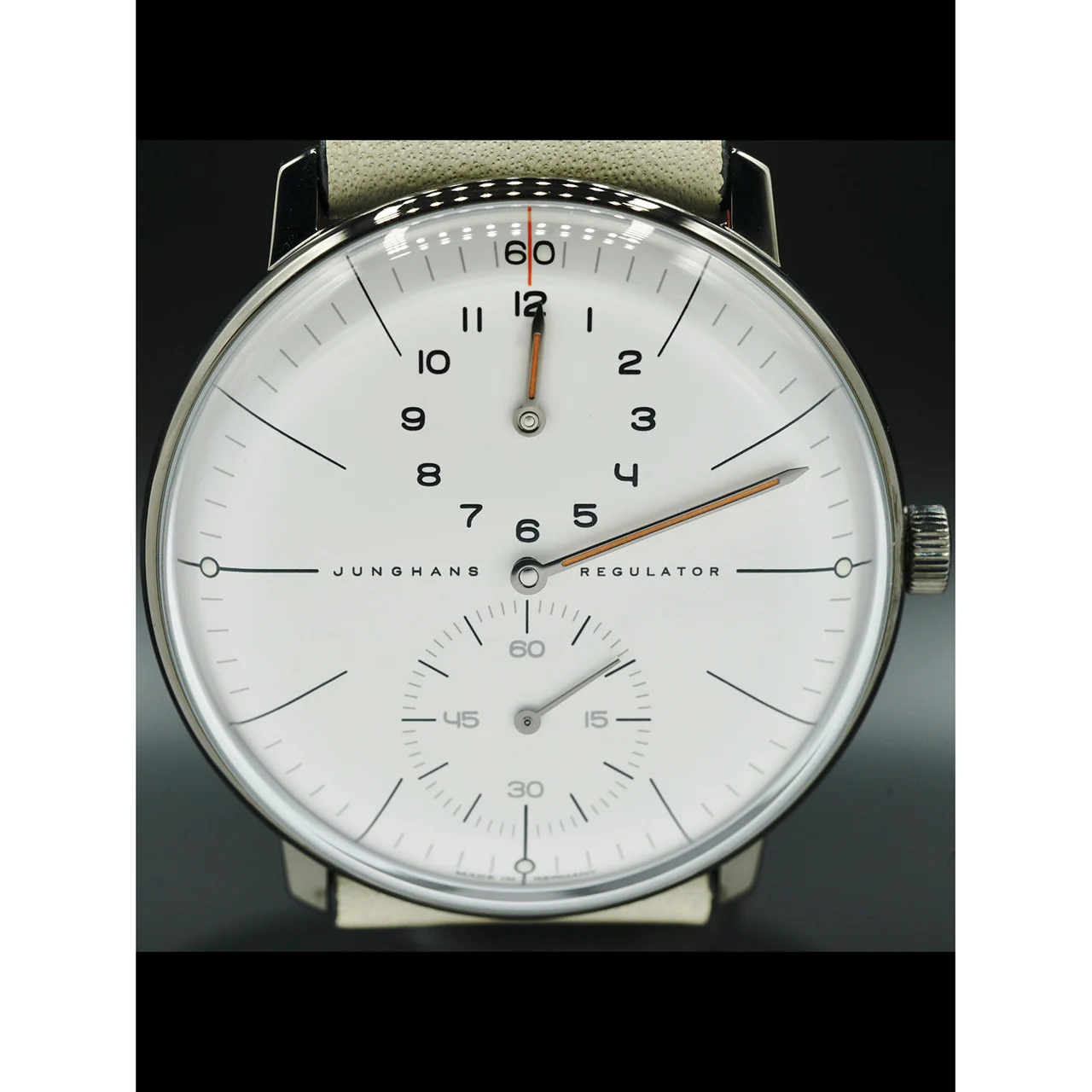 Junghans Max Bill Regulateur 027/3190.02 NAP210000020264 38 mm kol saati