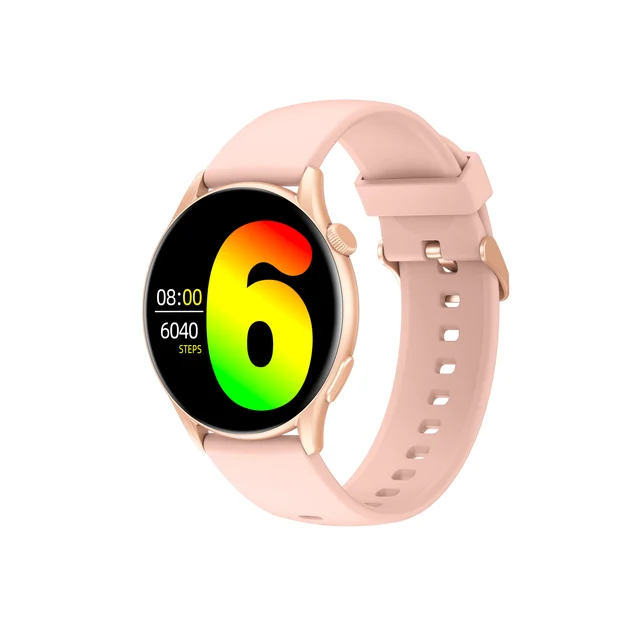 Montre Connectée AMOLED Rosegold Case with Pink Strap PC216B.RP kol saati