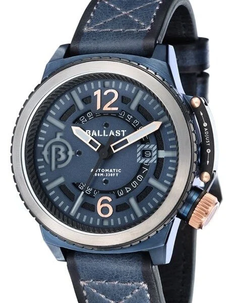 Ballast Trafalgar Automatic Watch with Unique Bezel System #BL-3133-08 46.5 mm kol saati