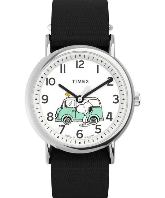 Timex Peanuts® x Van 38mm Fabric Strap Watch TW2Y11800JT kol saati