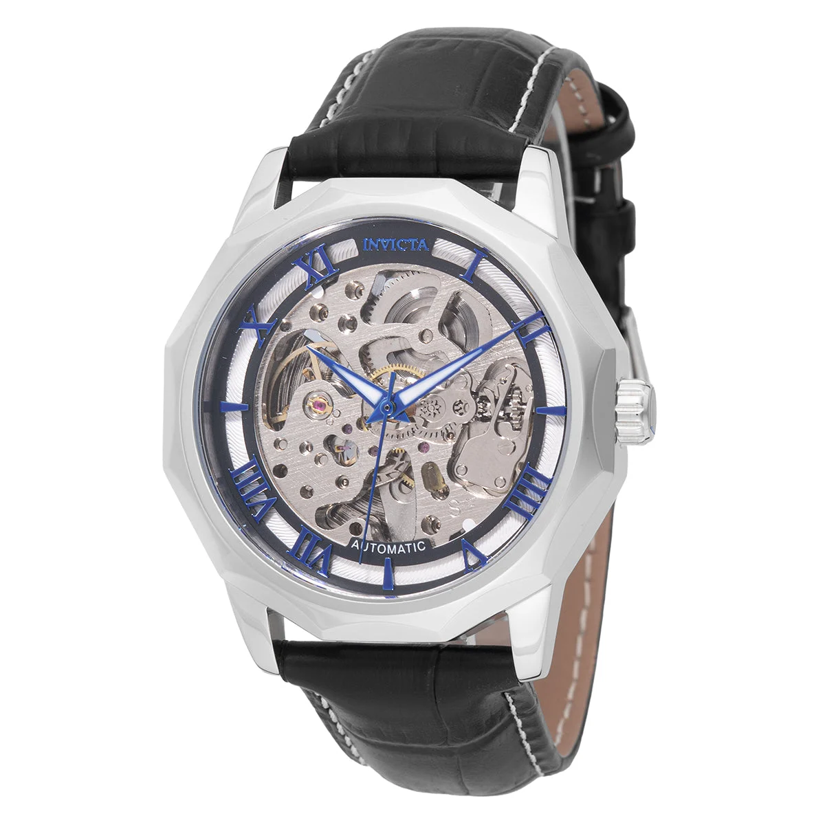 Invicta Objet D Art Epigraph Automatic Watch w/ Skeleton Dial - 42mm, Black (69126) 42 mm kol saati