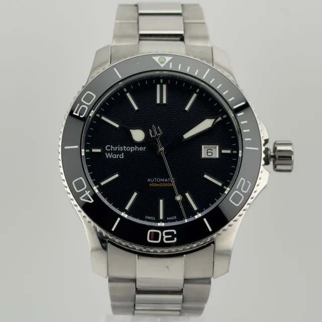 Christopher Ward Trident Pro 600 — 43mm Black C60 Trident Pro 600 — 43mm Black kol saati