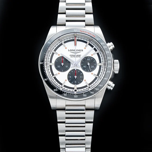 Longines Conquest Chronograph Silver Dial L3.835.4.72.6 210009N34992 kol saati