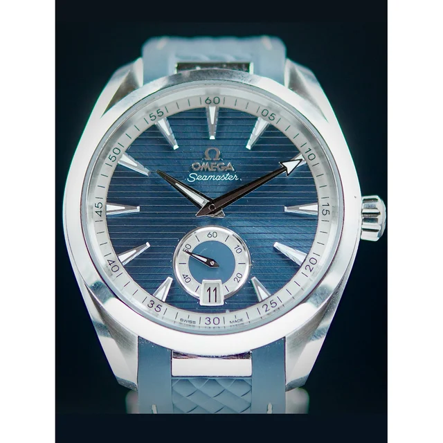 OMEGA Aqua Terra 150M Small Seconds Blue Dial 210000081674 kol saati