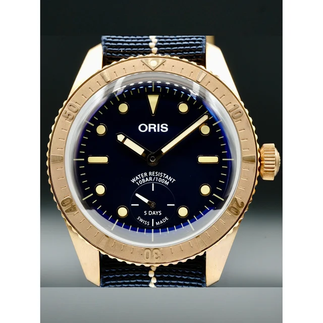 Oris Carl Brashear Calibre 401 Limited Edition 01 401 7764 3185-Set 210000040637 kol saati