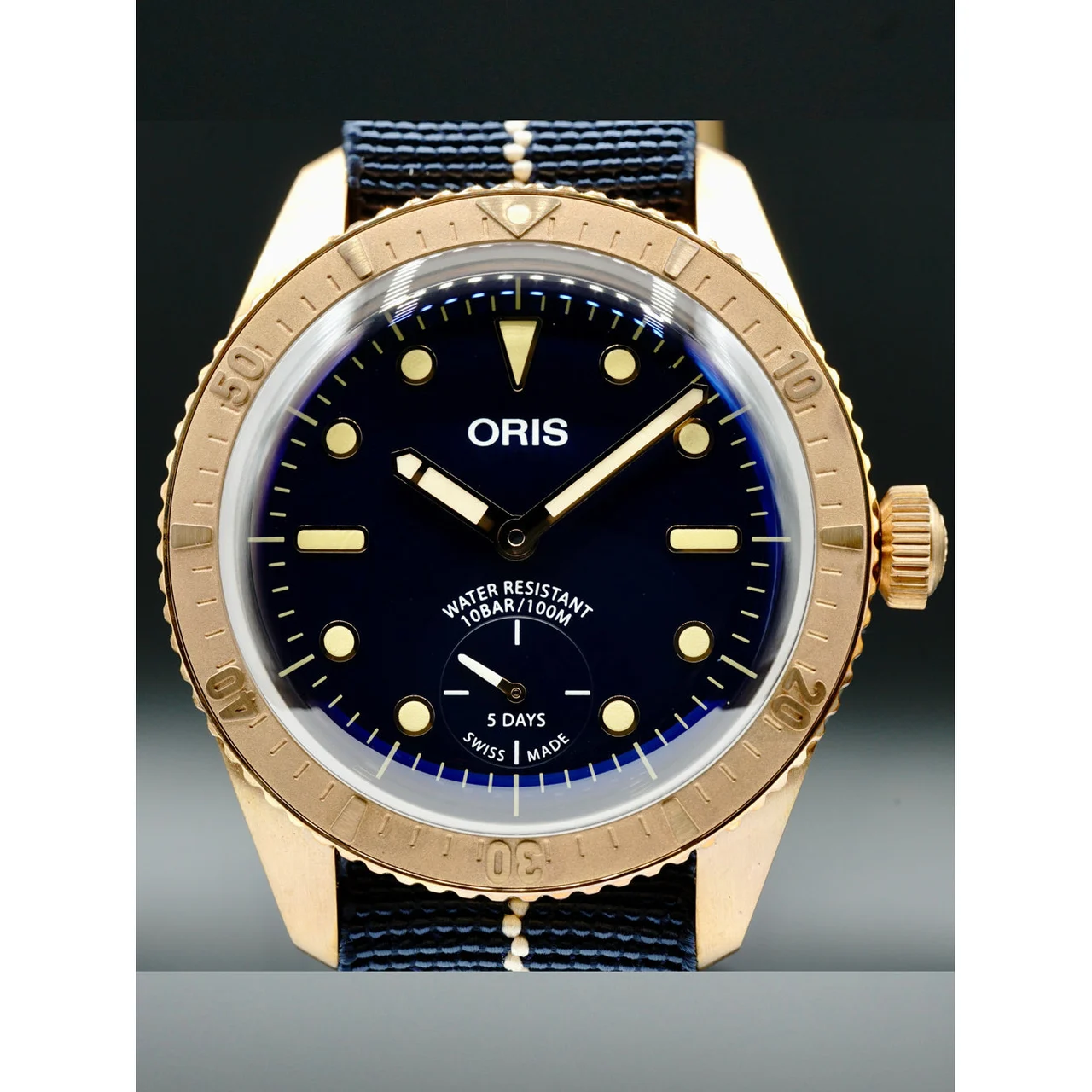Oris Carl Brashear Calibre 401 Limited Edition 01 401 7764 3185-Set 210000040637 kol saati