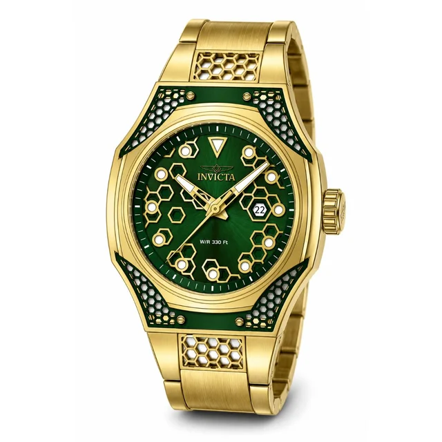 Invicta Akula Hexa X Watch - 48mm. Gold (50071) kol saati