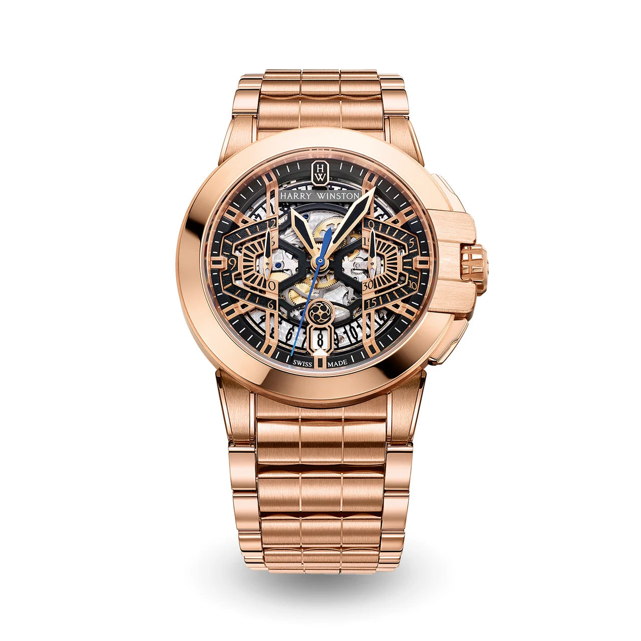 Harry Winston Ocean OCEACH44RR002 44 mm kol saati
