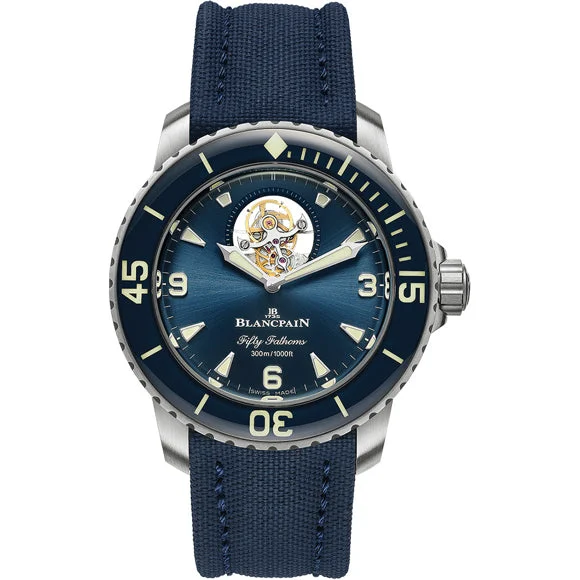 Blancpain Fifty Fathoms Tourbillon 8 Jours 5025 12B40 O52B kol saati