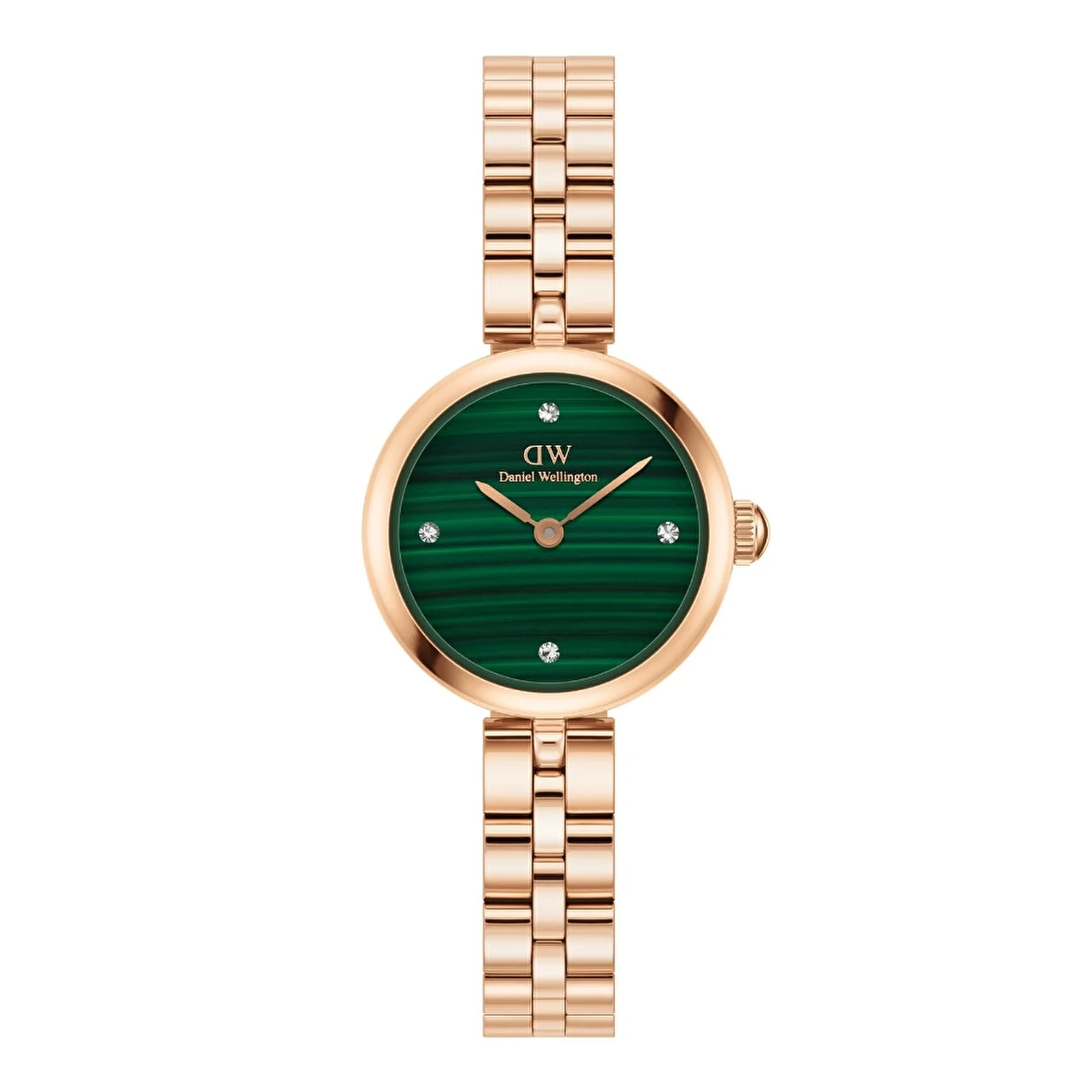 DANIEL WELLINGTON Elan Lumine Malachite Rose Gold DW00600721 22 mm kol saati
