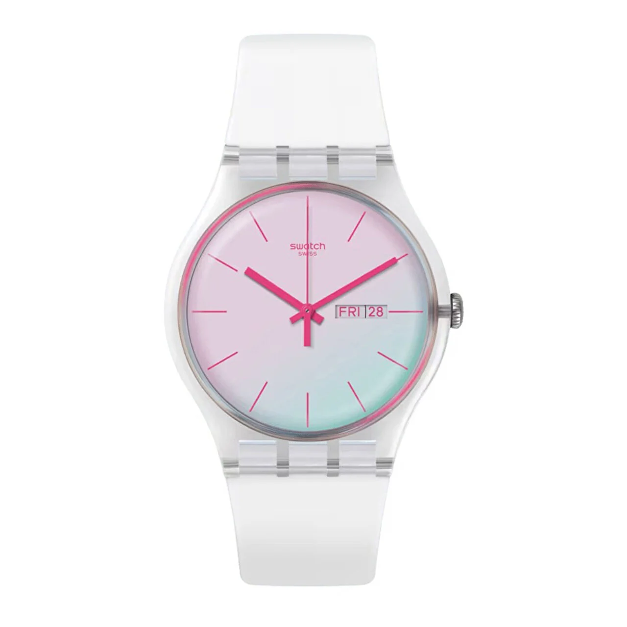 Swatch Originals Polawhite SO29K704-S14 Quartz Saat 41 mm kol saati