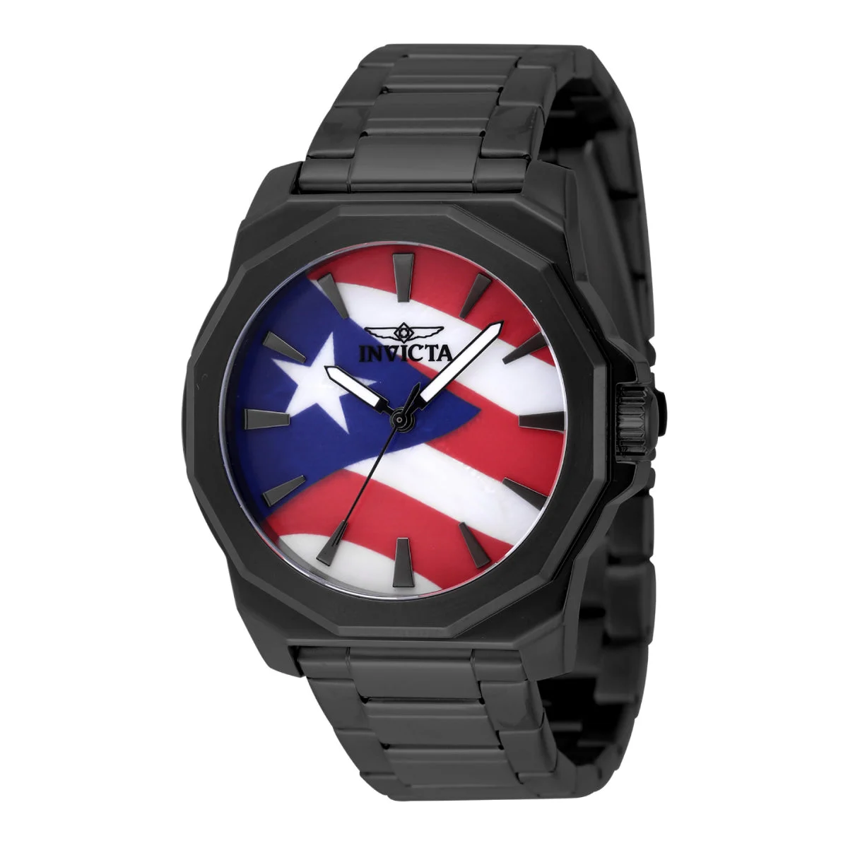 Invicta Speedway Watch w/ Mother of Pearl Dial - 42mm, Black (48363) 42 mm kol saati
