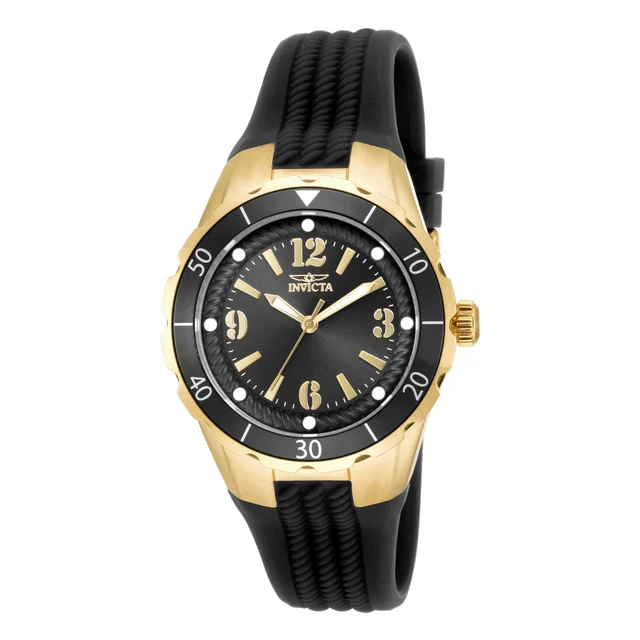 Invicta Angel Halo Watch - 38mm. Black (17486) kol saati