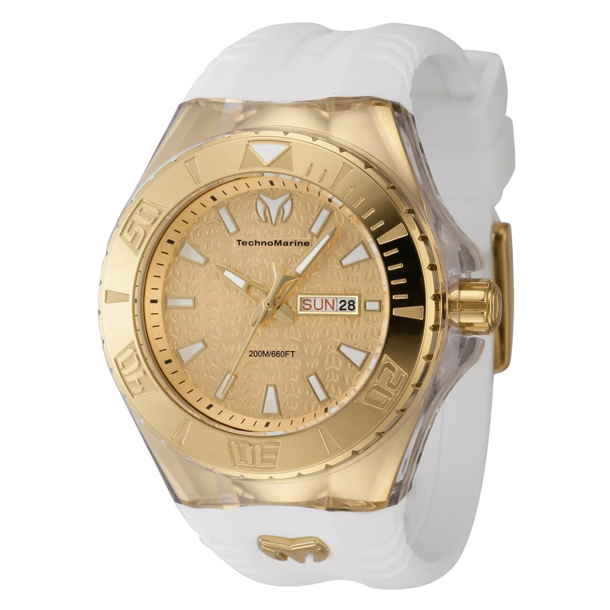 Technomarine Cruise Monogram Watch - 47.8mm, White (TM-122014) 47.8 mm kol saati