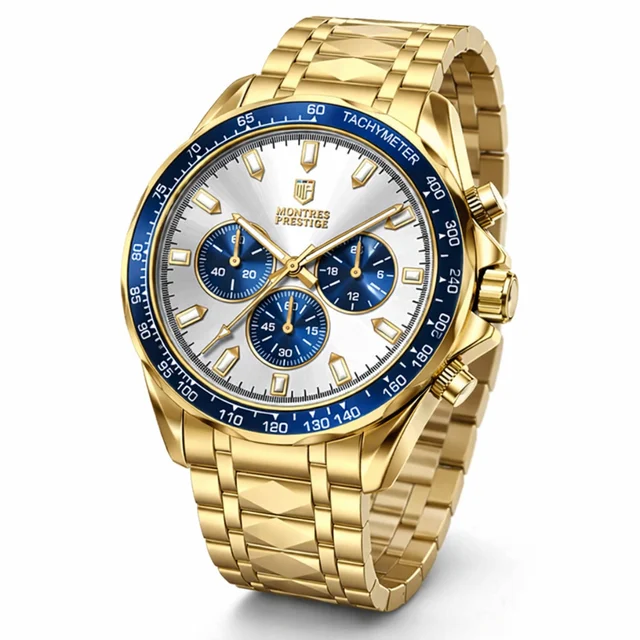 Montres Prestige InvictaMen's Watch - 44.5mm. Gold (MPW-0353) kol saati