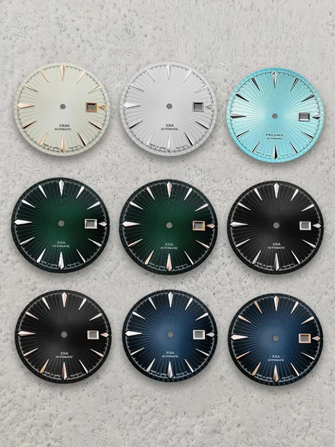 Tandorio Cocktail Dial No Logo NH35 Japan Movement Vertical Stripe High Quality Dial Watch