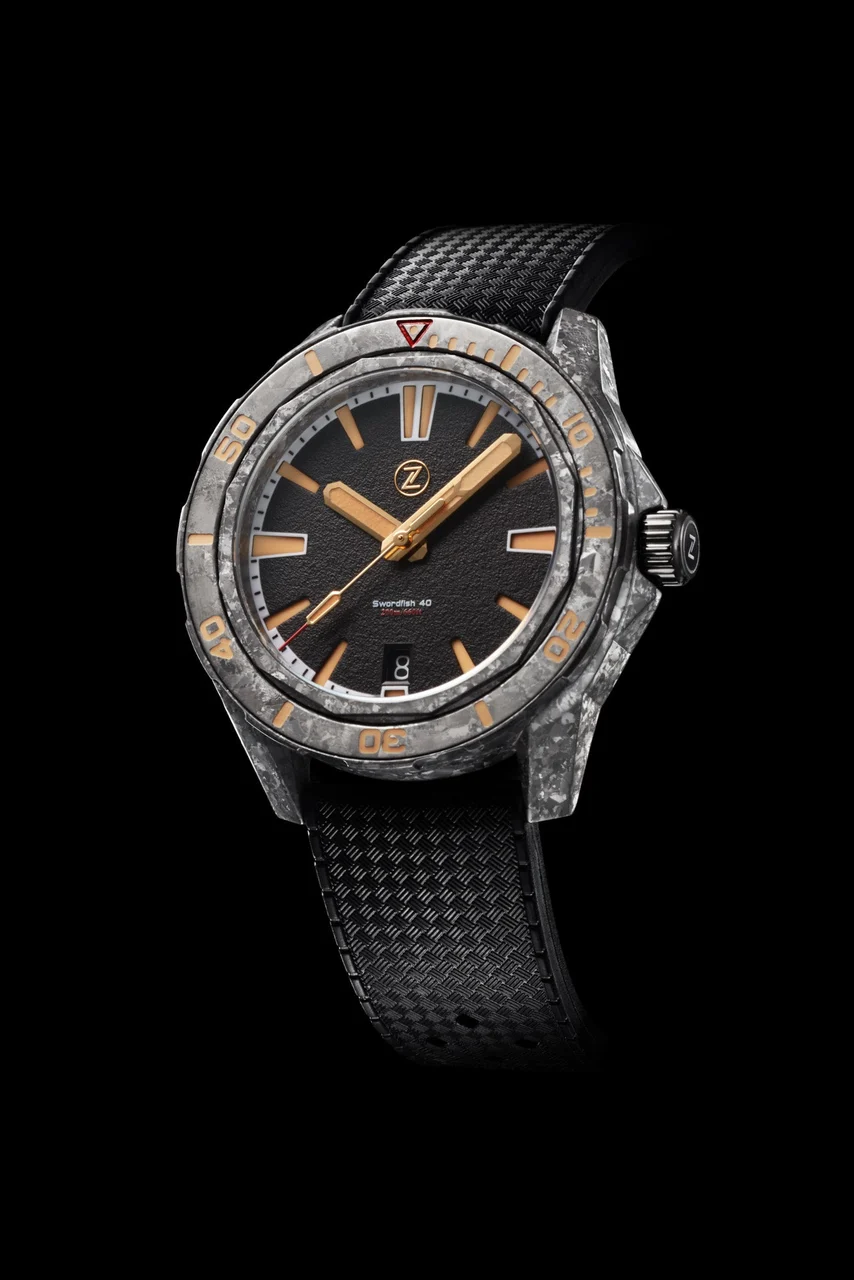 Zelos Swordfish 40mm Crystallized Titanium Limited Edition 40 mm kol saati