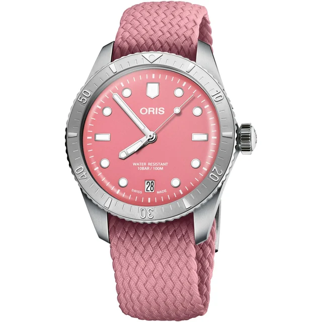 Oris Sixty Five Cotton Candy Pink Dial 01 733 7771 4058-07 3 19 02S kol saati