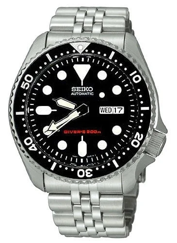 Seiko Scratch and Dent - Automatic Dive Watch with Stainless Steel Bracelet #SKX007K2 31 SND834 kol saati