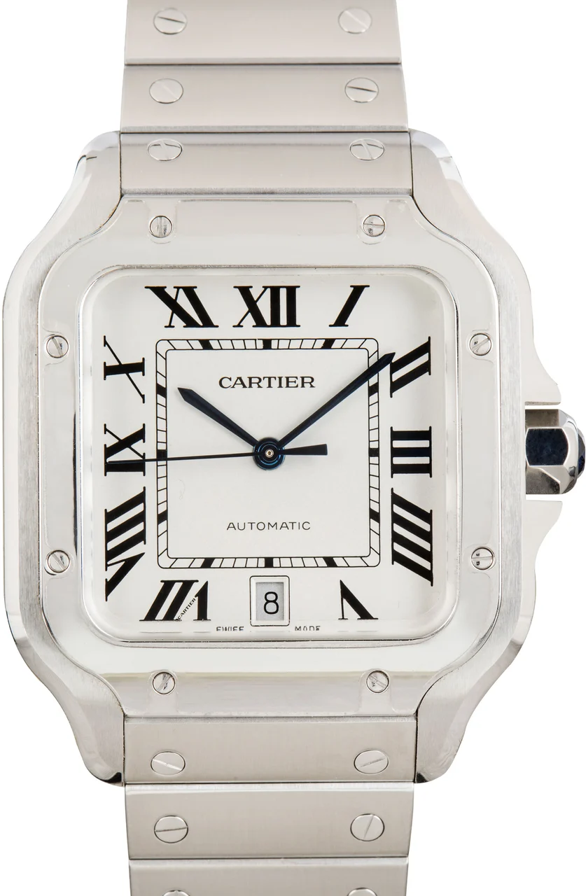 Cartier Santos de WSSA0018 Large Model 39.8 mm kol saati