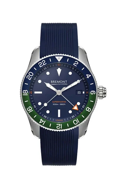 Bremont Supermarine S302-BLGN-R-S kol saati