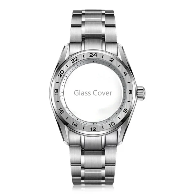 Tandorio Premium 40mm GS GMT Case Sapphire AR High Quality Tape NH35 GMT NH34 Movement Aut