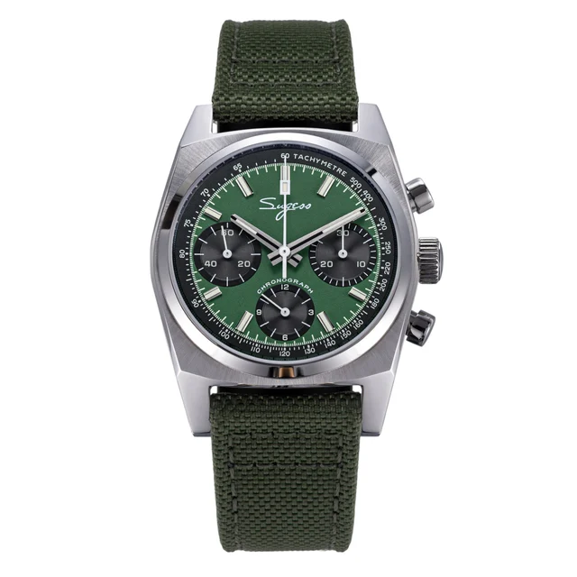 Sugess Chrono Heritage S419-2 Chronograph Green Dial chrono-heritage-s419-green-dial kol s