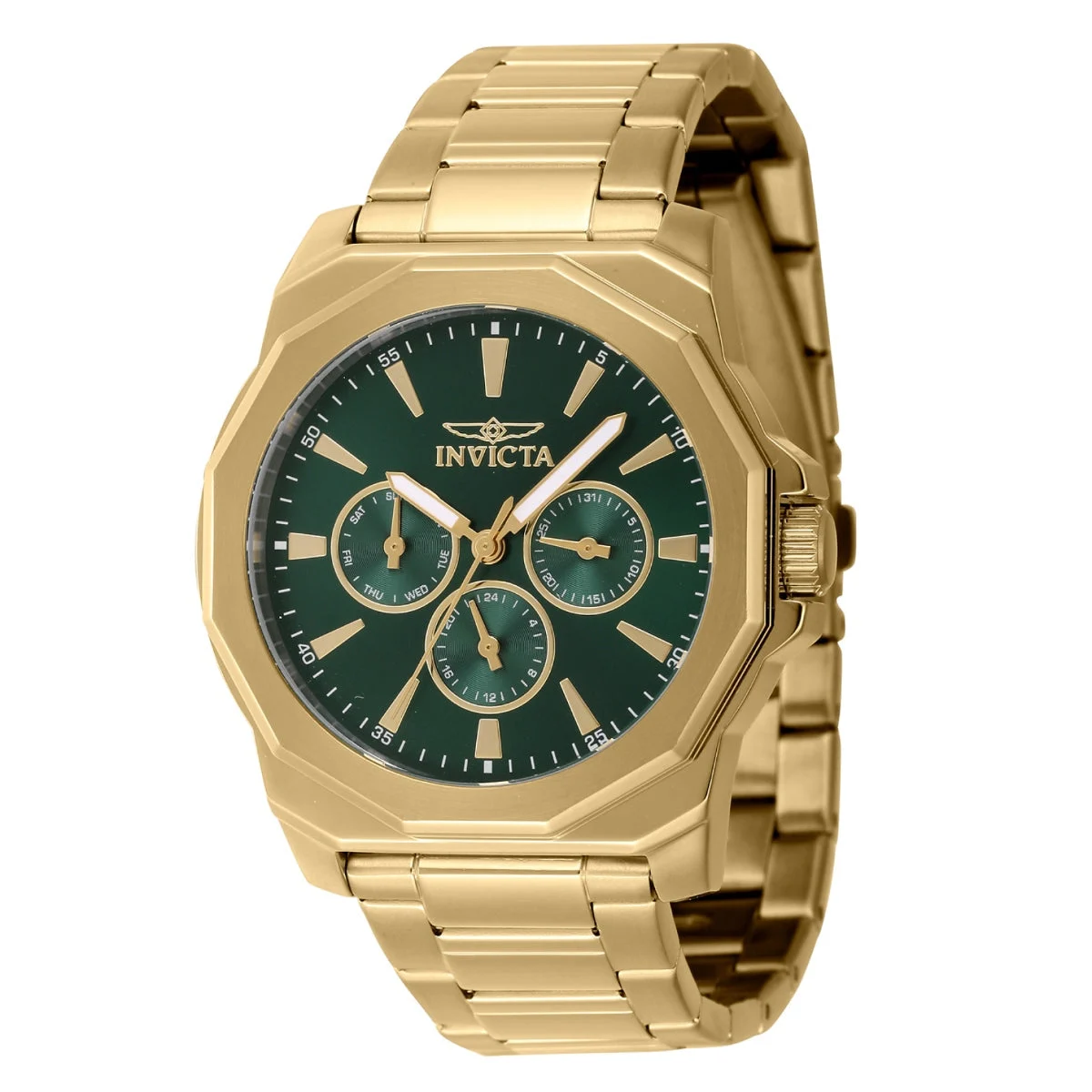 Invicta Speedway Multifunction Watch - 42mm. Gold (46856) 42 mm kol saati