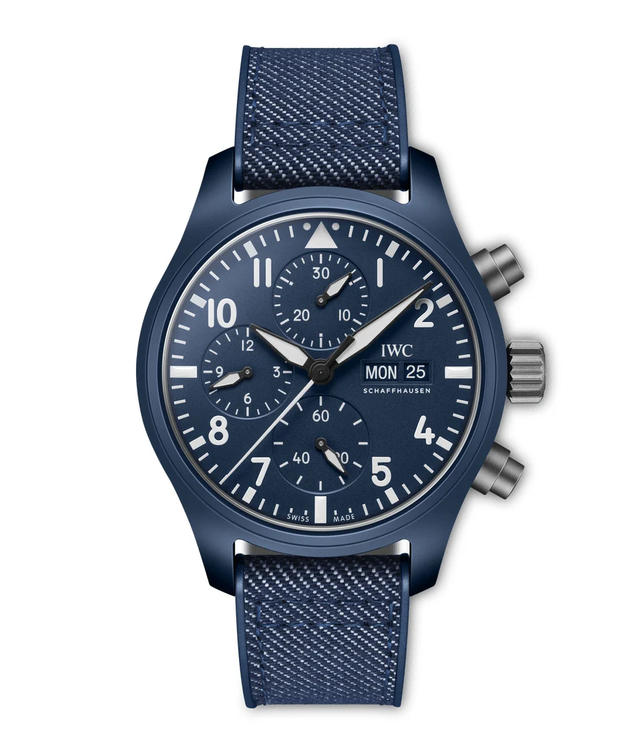 IWC Pilot's Watch Chronograph 41 TOP GUN Oceana IW389404 41 mm kol saati