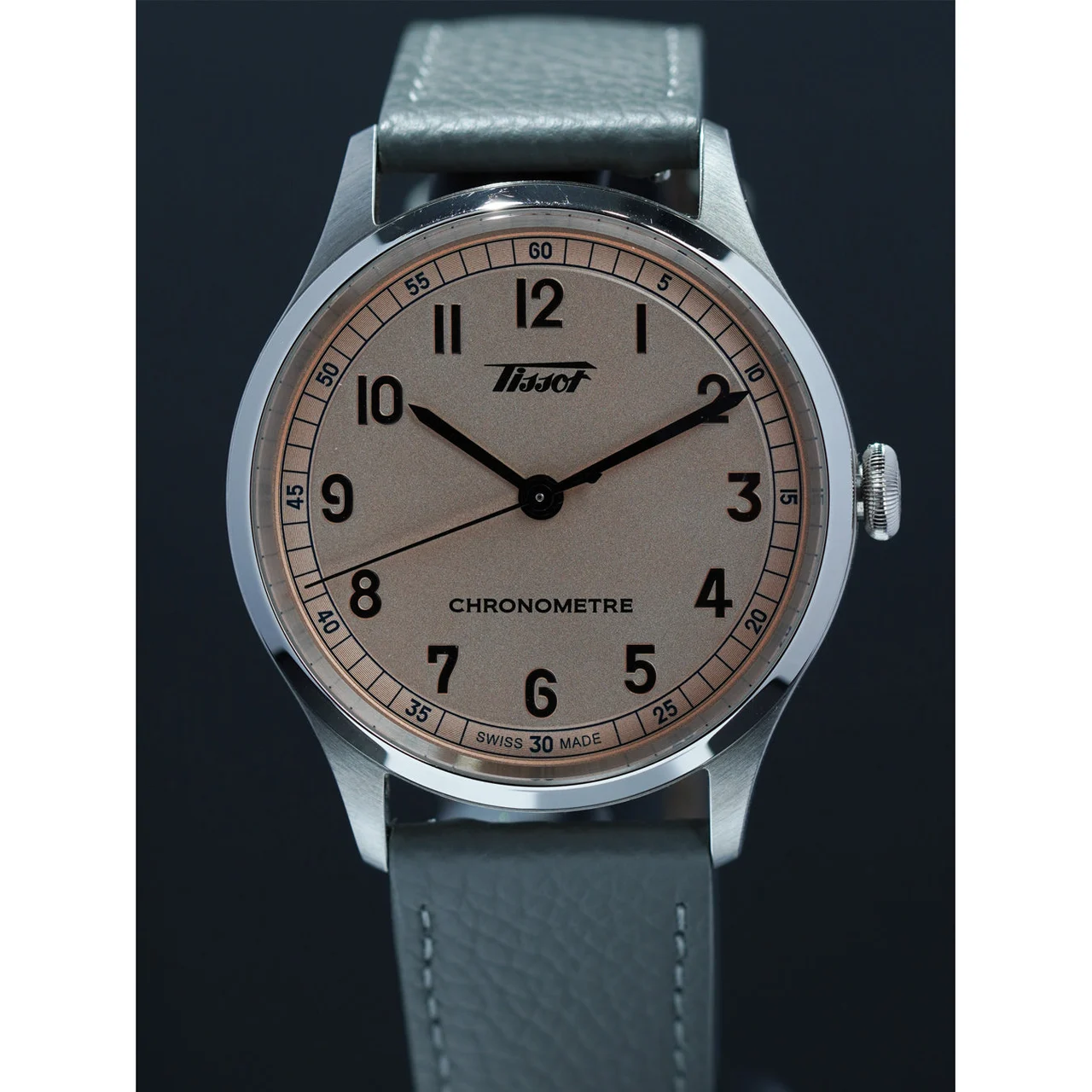 Tissot Heritage 1938 Salmon Dial 210009N29908 39 mm kol saati