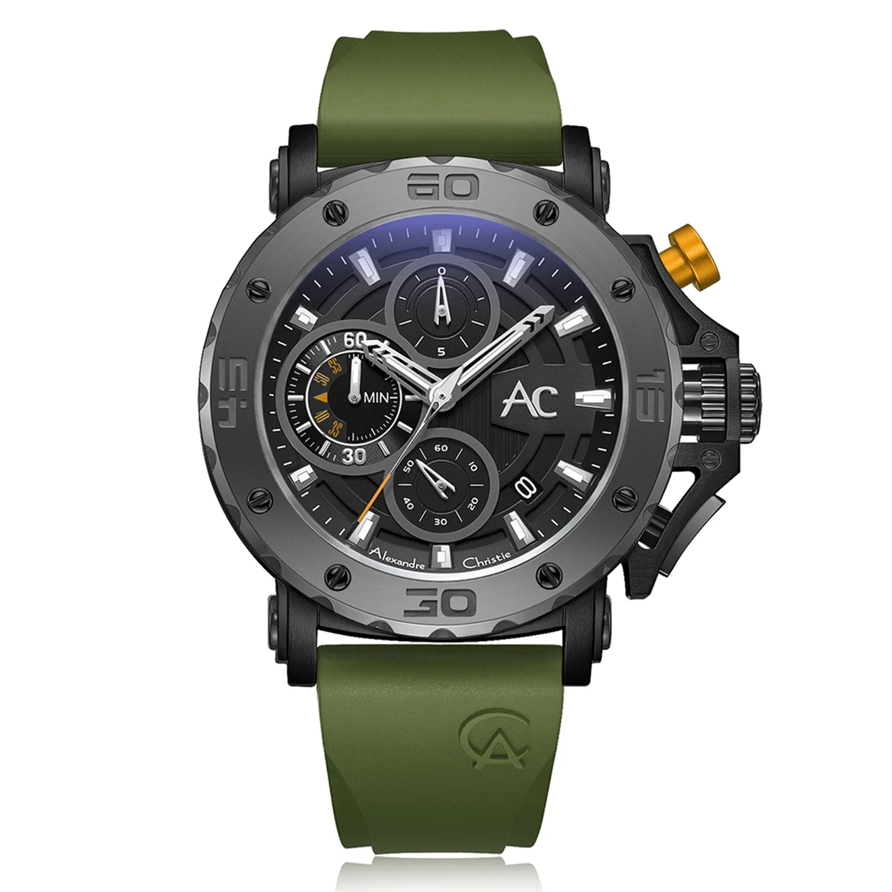 Alexandre Christie 9205MCREPBAYL 47 mm kol saati
