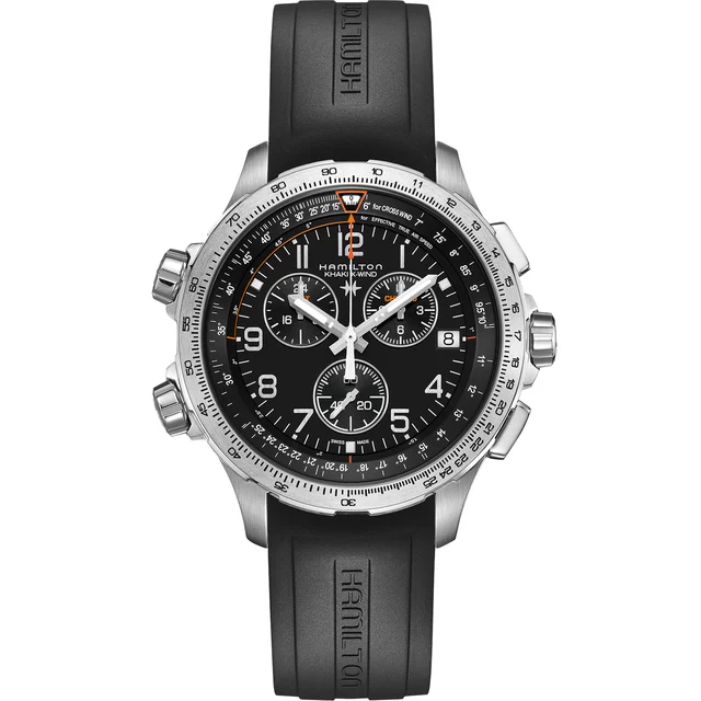 Hamilton Khaki Aviation X-Wind GMT Chrono Quartz H77912335 kol saati