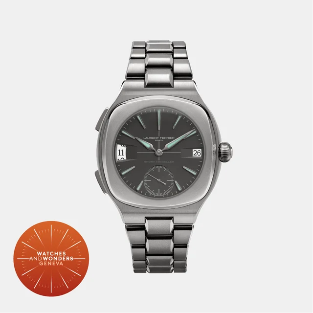 Laurent Ferrier Sport Traveller Slate Grey kol saati