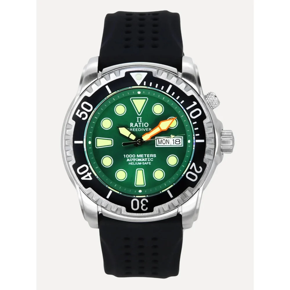 Ratio FreeDiver 1068HA90-34VA-GRN-V02 46 mm kol saati