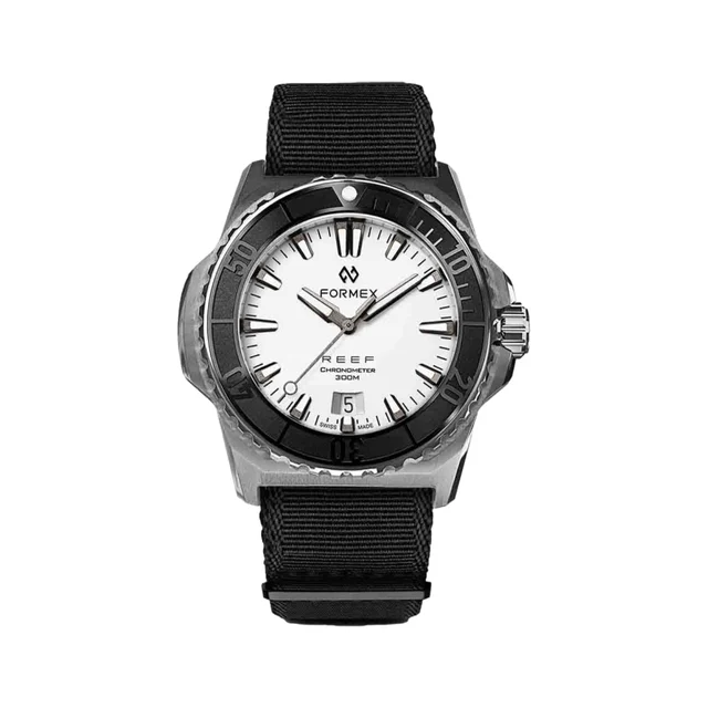 Formex Baby REEF Automatic Chronometer COSC 300M 39.5mm - White 2201.1.6312.311 kol saati