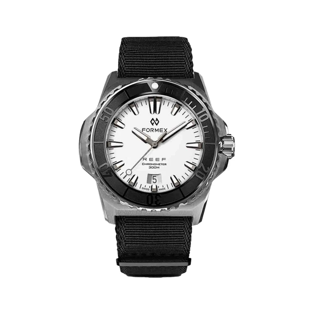 Formex Baby REEF Automatic Chronometer COSC 300M 39.5mm - White 2201.1.6312.311 39.5 mm kol saati