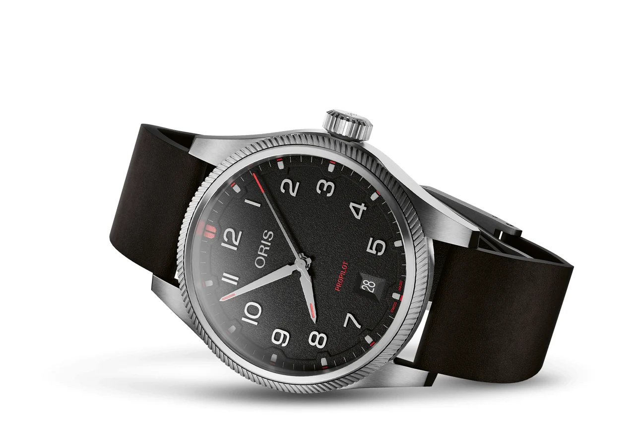 Oris ProPilot Date 01 733 7805 4164-07 6 20 14LC 41 mm kol saati