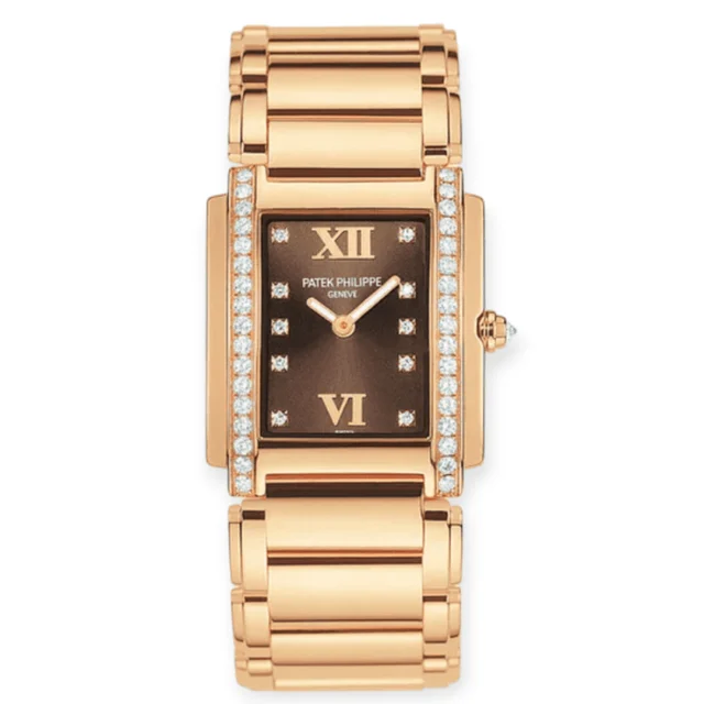 Patek Philippe “Chocalate Dream” W Pre-Owned Patek Philippe Twenty-4 Ladies “Chocalate Dre
