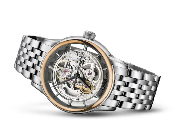 Oris Artelier Translucent Skeleton 01 734 7684 6351-07 8 21 77 kol saati