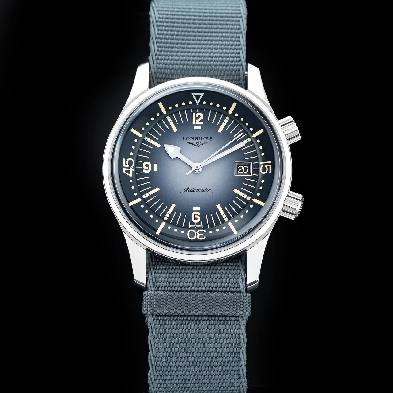 Longines Legend Diver 210009N33005 42 mm kol saati